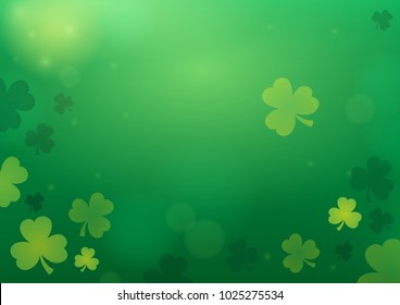 Three leaf clover abstract background 2 - eps10 vector illustration.