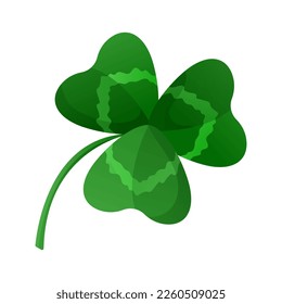 three leaf clover. good luck symbol for st patrick's day