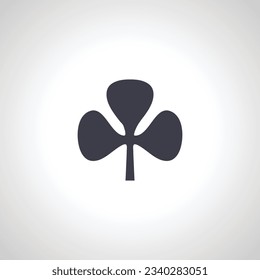 three leaf clover icon. three leaf clover icon.