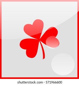 Three leaf clover icon.