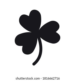Three leaf clover, St Patricks Day vector illustration