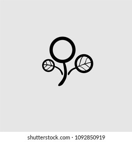 Three Leaf logo design 