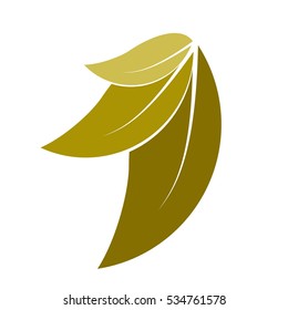 Three leaf logo design