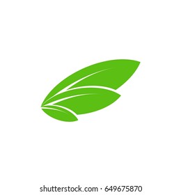 Three Leaf Logo Design Stock Vector (Royalty Free) 649675870 | Shutterstock