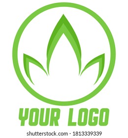 
three leaf vector for company or agency logos