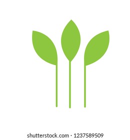 three leaves graphics logo