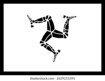 Three Leg Stickers, laser cut, cricut, engraving, Wood cutting, Digital, cnc cut, Eps file