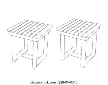 Three legged stool outline icon. Clipart image isolated on white background. Barstool vector sketch icon isolated on background. Hand drawn Barstool icon. tending vector outline eps 10 free download.