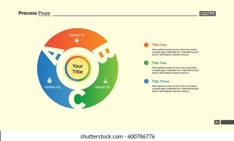 Three Letters Sectors Slide Template