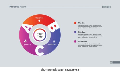 Three Letters Sectors Slide Template