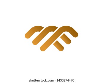 Three Lines Logo Template, Icon, Symbol