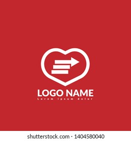 three lines rising arrow logo concept. Designed for your web site design, logo, app, UI. map pin logo design. corporate identity logo. can be used for business company. modern illustration. 
