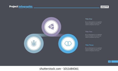 Three Linked Circles Slide Template