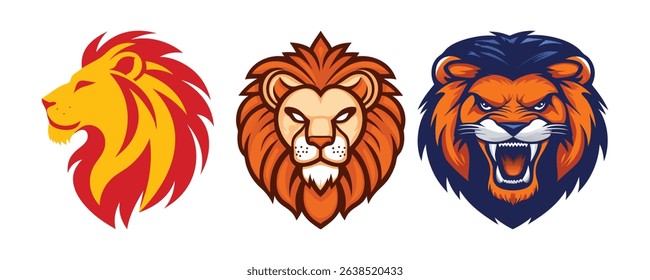 Three Lions Majestic Portraits of Power and Pride