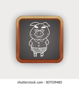 three little pigs doodle