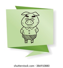 three little pigs doodle
