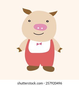 Three Little Pigs theme elements