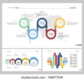 Three Logistics Slide Templates Set