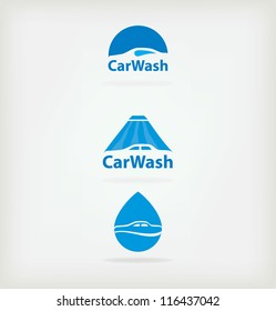 Three logo for car wash