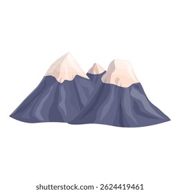Three majestic mountains with snowy peaks rising high above the surrounding landscape