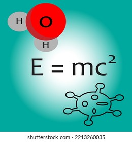 three major science sign or icon vector