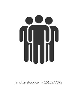 Three Man Group People Icon Stock Vector (Royalty Free) 1515577895 ...