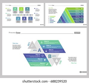 Three Marketing Slide Templates Set