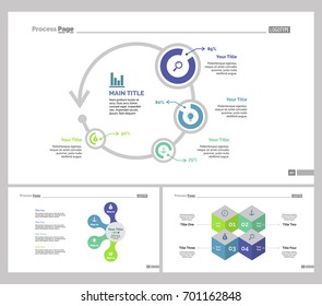 Three Marketing Slide Templates Set