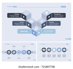 Three Marketing Slide Templates Set