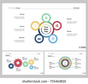 Three Marketing Slide Templates Set
