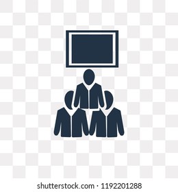 Three Men Conference vector icon isolated on transparent background, Three Men Conference transparency concept can be used web and mobile - Powered by Shutterstock - Get 15% off with code: PIKWIZARD15