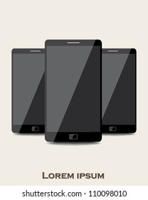 Three mobile phones