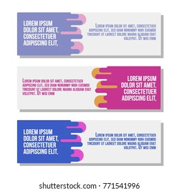 Three Modern Premium web banner design for corporate business or univesal use 
