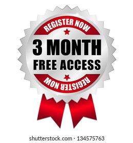 accept 3 months free - перевод