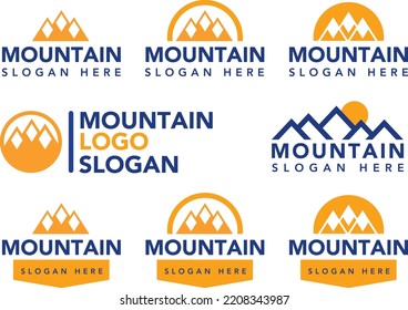 Three Mountain Peaks Logo Icon