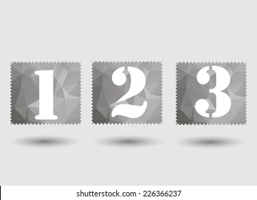Three numbers