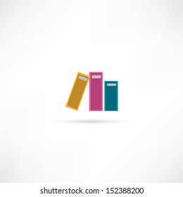three office folders icon
