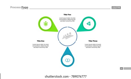 Three Option Diagram Slide Template