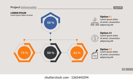 Three options for business process chart template. Business data. Graph, chart, design. Creative concept for infographic, report. Can be used for topics like economics, analysis, statistics