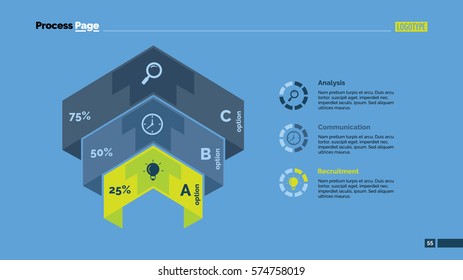 Three Options Comparison Slide Template