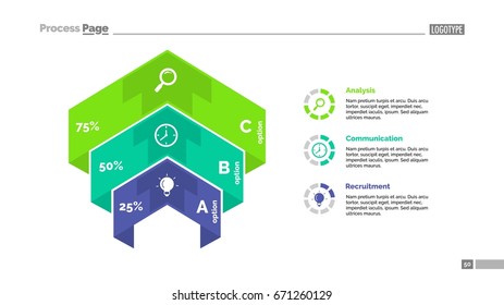 Three Options Comparison Slide Template