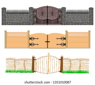 three options for the development of gate construction technology.