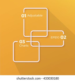 Three Options List Menu Text Box Elements for Your Geometric Template