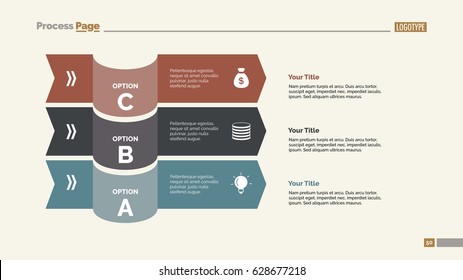 Three Options Plan Slide Template