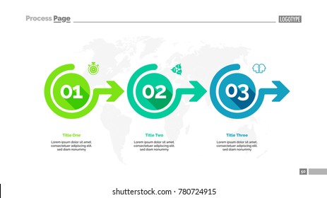 Three Options Workflow Slide Template