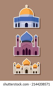 three palaces and mosques icons