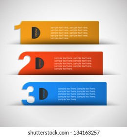 three paper option for text