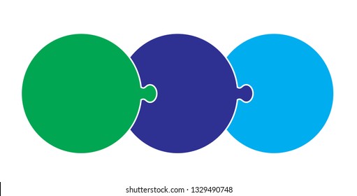 Three Part Circle Puzzle