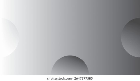 Three partially overlapping circles, exhibiting a subtle gradient from light to dark gray, creating a visually appealing interplay of shades and forms.