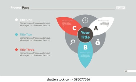 Three Petal Diagram Slide Template
